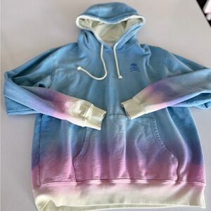 SoulCycle Blue and Pink Gradient Hoodie